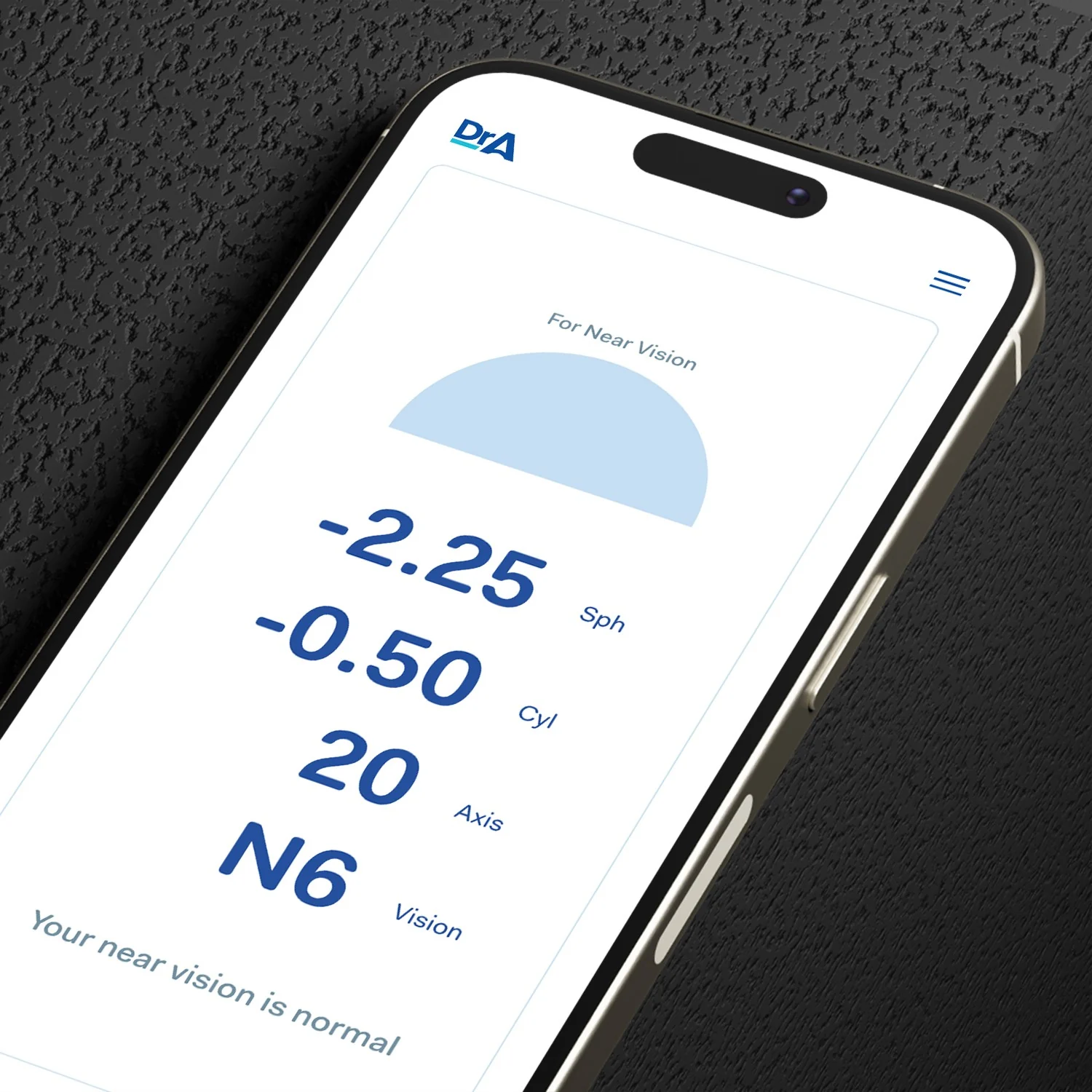 Digital prescription with eye power values