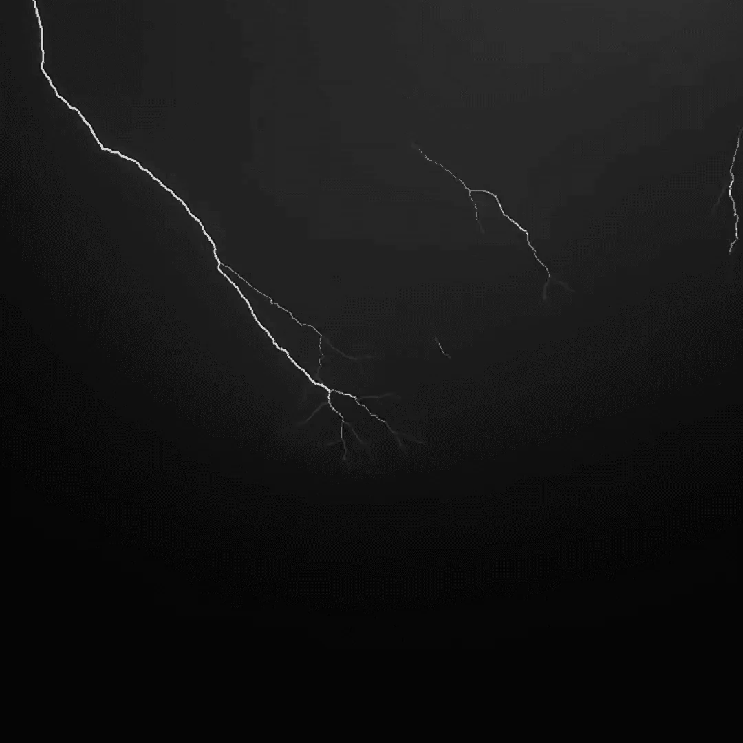 Lightning strike animation set against black, evoking Simple Energy’s electric power and motion