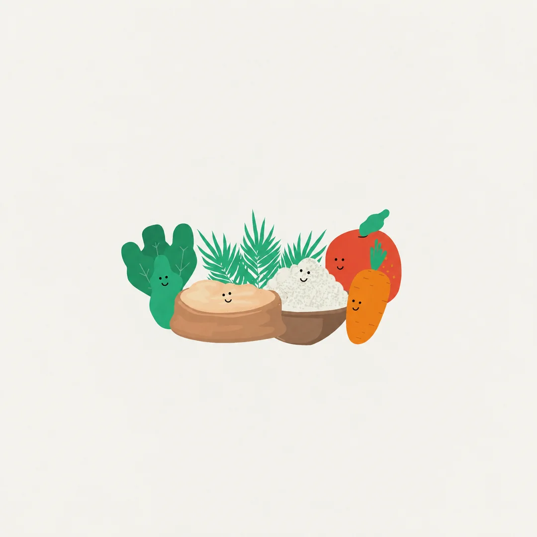 Little Joys illustrated ingredient characters on cream